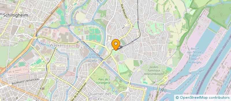 localisation de l'entreprise MADAME DELPHINE BOUKONDZO NIAMA  STRASBOURG