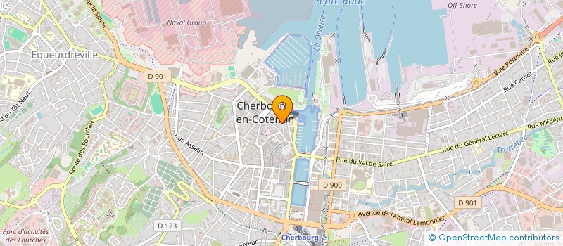 localisation de l'entreprise MADAME DELPHINE BOULAOUED  CHERBOURG-EN-COTENTIN