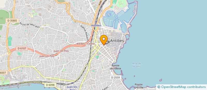 localisation de l'entreprise MADAME DELPHINE BOURANDY à ANTIBES