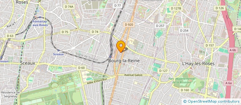 localisation de l'entreprise MADAME DELPHINE BOURDEAU à BOURG-LA-REINE