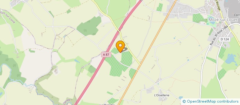 localisation de l'entreprise MADAME DELPHINE BOURREAU  MOZE-SUR-LOUET