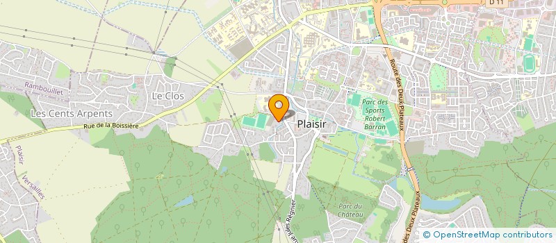 localisation de l'entreprise MADAME DELPHINE BOUSSIQUOT  PLAISIR