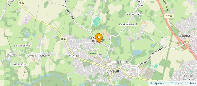 localisation de l'entreprise MADAME DELPHINE BOUTIER à ORVAULT