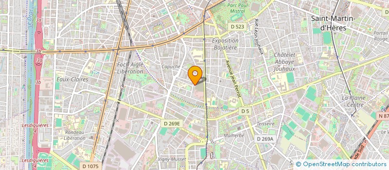 localisation de l'entreprise MADAME DELPHINE BOUTIN à GRENOBLE