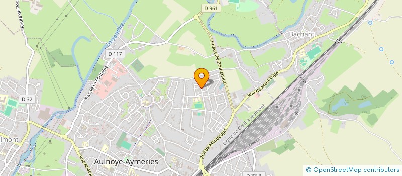 localisation de l'entreprise MADAME DELPHINE BOUVART  AULNOYE-AYMERIES