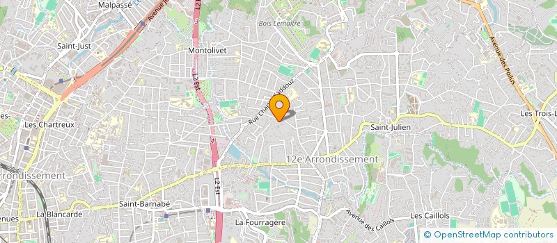 localisation de l'entreprise MADAME DELPHINE BRAGANTI à MARSEILLE 12EME