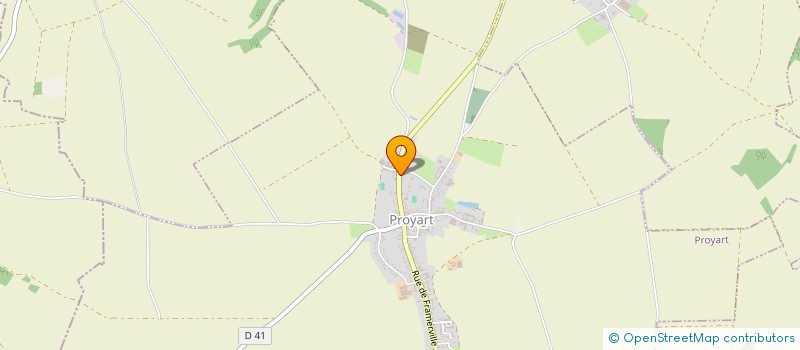 localisation de l'entreprise MADAME DELPHINE BRAILLY  PROYART