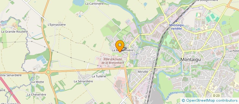 localisation de l'entreprise MADAME DELPHINE BRAMOULLE à MONTAIGU-VENDEE