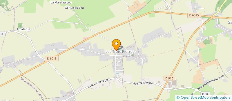 localisation de l'entreprise MADAME DELPHINE BRENNAN  LES TROIS-PIERRES