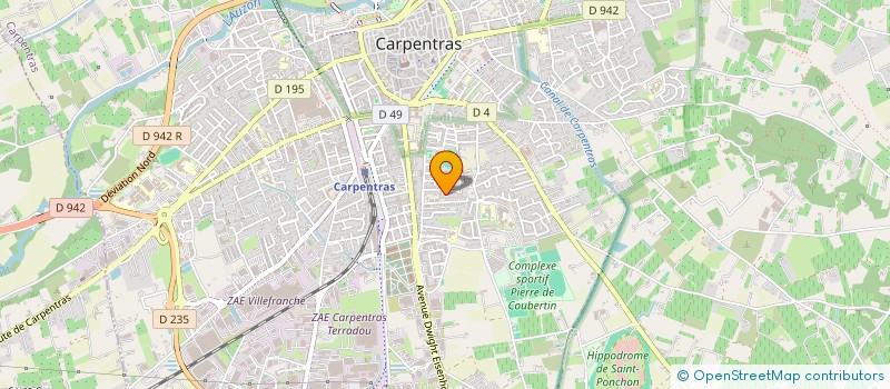 localisation de l'entreprise MADAME DELPHINE BRESIL  CARPENTRAS