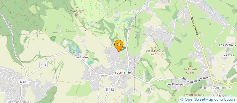 localisation de l'entreprise MADAME DELPHINE BRESSON à JARRIE