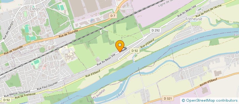 localisation de l'entreprise MADAME DELPHINE BREUIL à ELBEUF