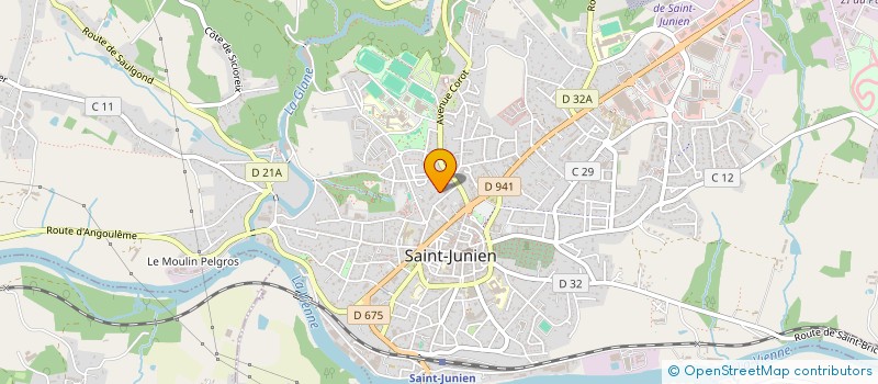localisation de l'entreprise MADAME DELPHINE BRIFFAZ à SAINT-JUNIEN