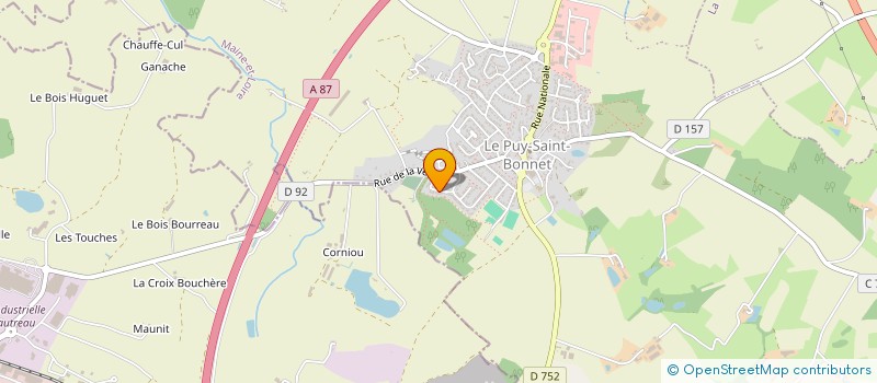 localisation de l'entreprise MADAME DELPHINE BROSSET à CHOLET