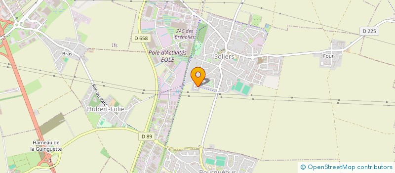 localisation de l'entreprise MADAME DELPHINE BRUNET  SOLIERS