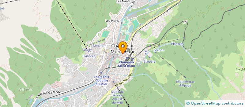 localisation de l'entreprise MADAME DELPHINE CABOCHE  LES HOUCHES