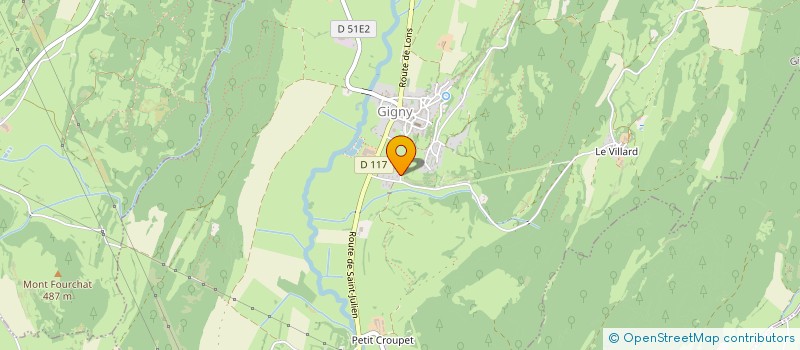 localisation de l'entreprise MADAME DELPHINE CAILLON  GIGNY