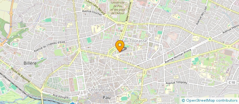 localisation de l'entreprise MADAME DELPHINE CALESTREME à PAU