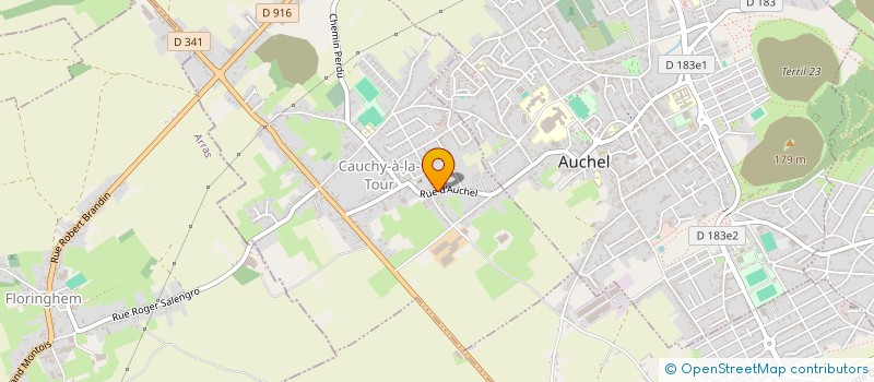 localisation de l'entreprise MADAME DELPHINE CAMBIER  CAUCHY-A-LA-TOUR