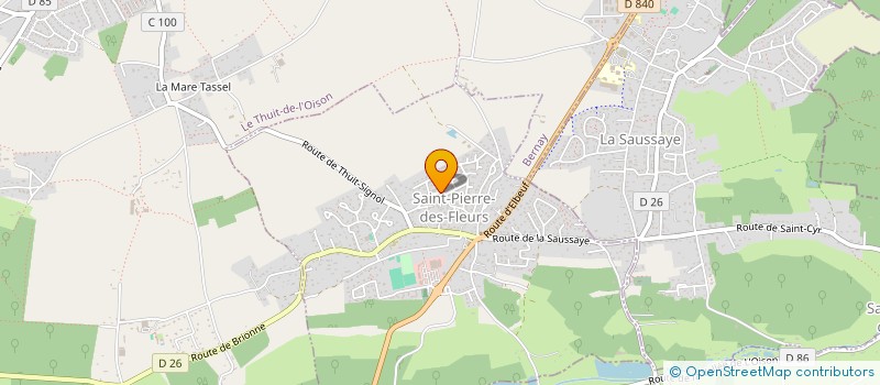 localisation de l'entreprise MADAME DELPHINE CANIVET  SAINT-PIERRE-DES-FLEURS