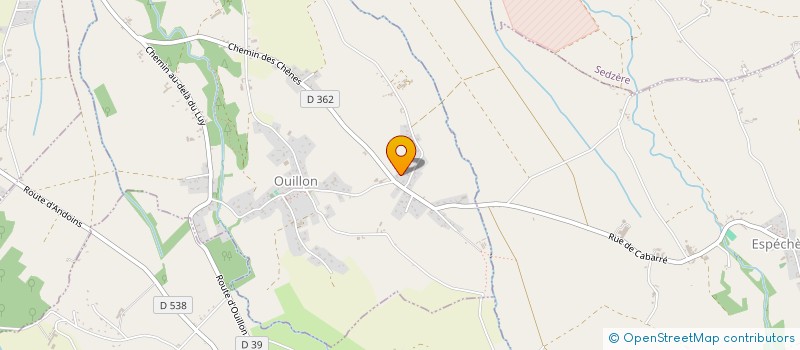 localisation de l'entreprise MADAME DELPHINE CAPDEVIELLE-GUILHAMOU  OUILLON