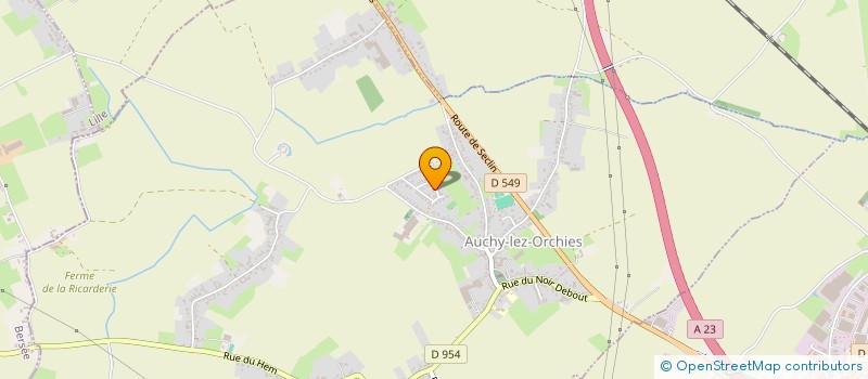 localisation de l'entreprise MADAME DELPHINE CAPPOEN  AUCHY-LEZ-ORCHIES