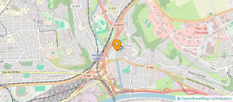 localisation de l'entreprise MADAME DELPHINE CARDON  HARFLEUR