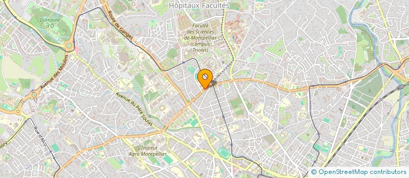 localisation de l'entreprise MADAME DELPHINE CARLES à MONTPELLIER