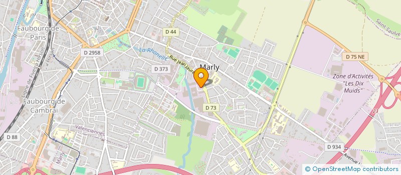 localisation de l'entreprise MADAME DELPHINE CARON  MARLY