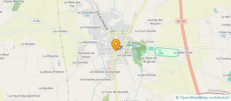 localisation de l'entreprise MADAME DELPHINE CARRE  GRAND-FOUGERAY