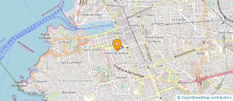 localisation de l'entreprise MADAME DELPHINE CARRIERE  MARSEILLE