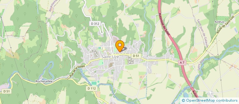 localisation de l'entreprise MADAME DELPHINE CARTIAUX  SAINT-UZE