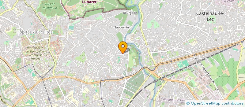 localisation de l'entreprise MADAME DELPHINE CASSAN à MONTPELLIER