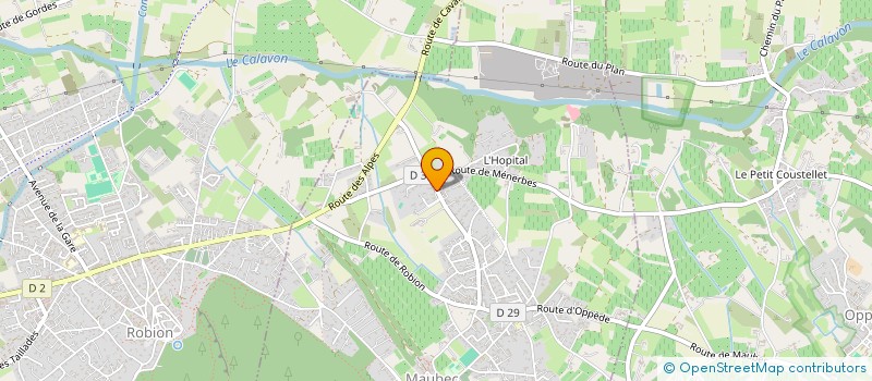 localisation de l'entreprise MADAME DELPHINE CASSIN  MAUBEC