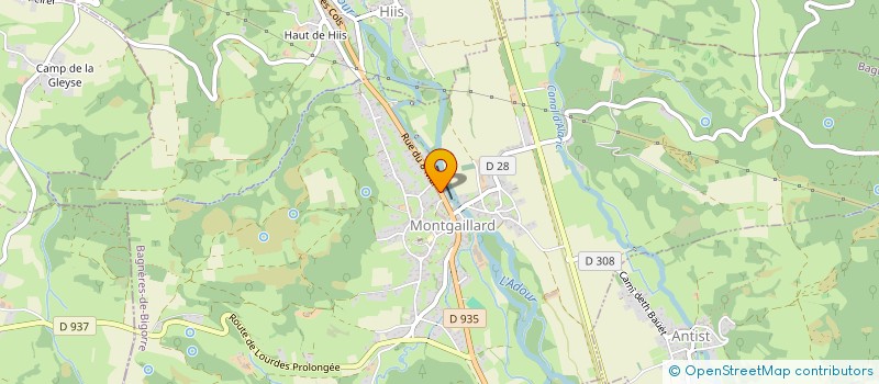 localisation de l'entreprise MADAME DELPHINE CATHALA  MONTGAILLARD