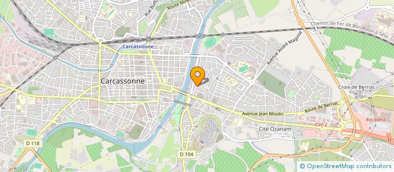 localisation de l'entreprise MADAME DELPHINE CATHARY  CARCASSONNE