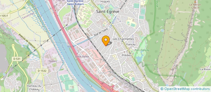 localisation de l'entreprise MADAME DELPHINE CATHELIN  SAINT-EGREVE