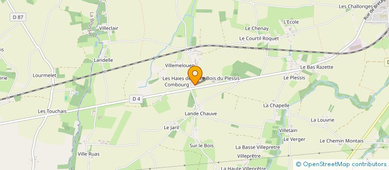 localisation de l'entreprise MADAME DELPHINE CAVAROZ  PLEINE-FOUGERES