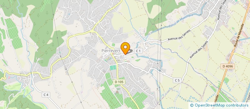 localisation de l'entreprise MADAME DELPHINE CECCALDI  PIERREVERT