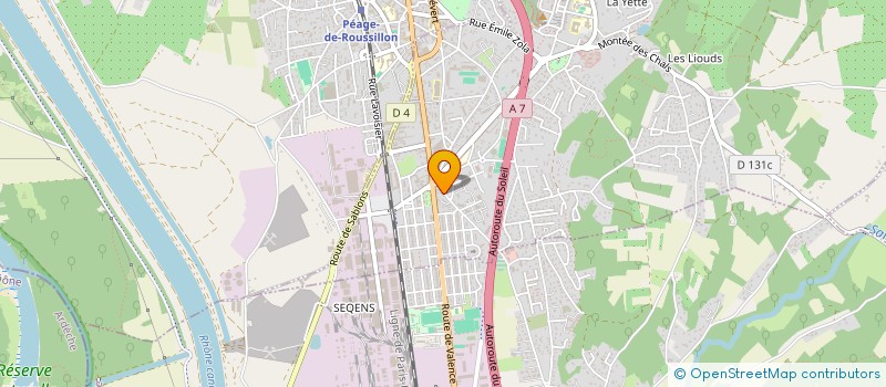 localisation de l'entreprise MADAME DELPHINE CEREJA à VIENNE