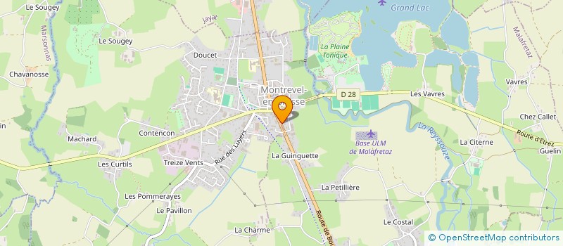 localisation de l'entreprise MADAME DELPHINE CERVEAU à MALAFRETAZ