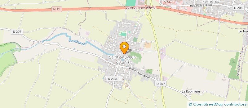 localisation de l'entreprise MADAME DELPHINE CHAIX à SAINT-SAUVEUR-D'AUNIS