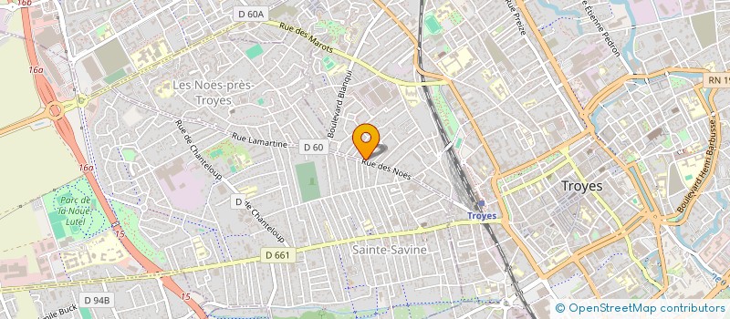 localisation de l'entreprise MADAME DELPHINE CHAPLAIN  TROYES