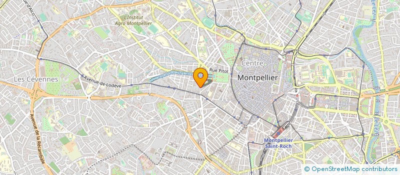 localisation de l'entreprise MADAME DELPHINE CHARLES  MONTPELLIER