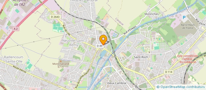 localisation de l'entreprise MADAME DELPHINE CHARLET  NEUVILLE-SAINT-REMY