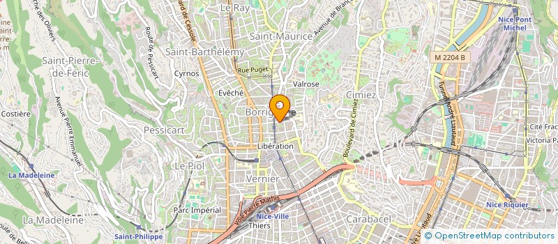 localisation de l'entreprise MADAME DELPHINE CHAROSAY à NICE