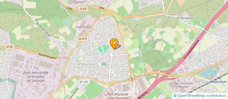 localisation de l'entreprise MADAME DELPHINE CHARRIN à VENDARGUES