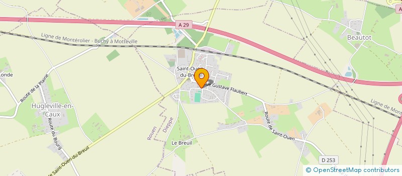 localisation de l'entreprise MADAME DELPHINE CHATELAIN  SAINT-OUEN-DU-BREUIL