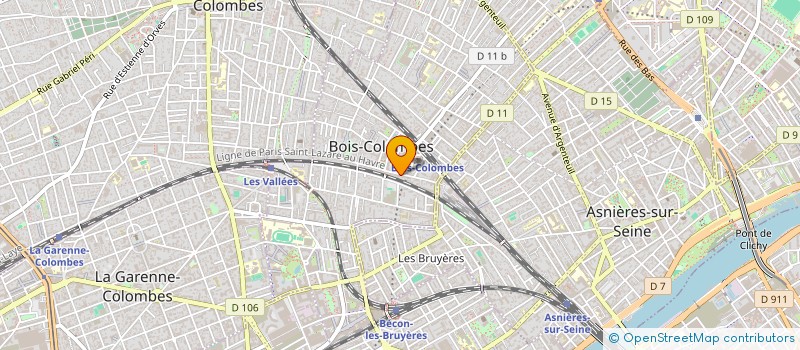 localisation de l'entreprise MADAME DELPHINE CHAUMONT à BOIS-COLOMBES