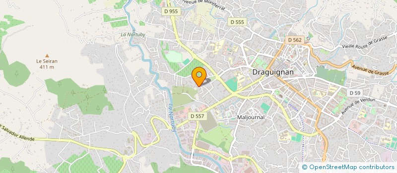 localisation de l'entreprise MADAME DELPHINE CHAUSSADE  DRAGUIGNAN